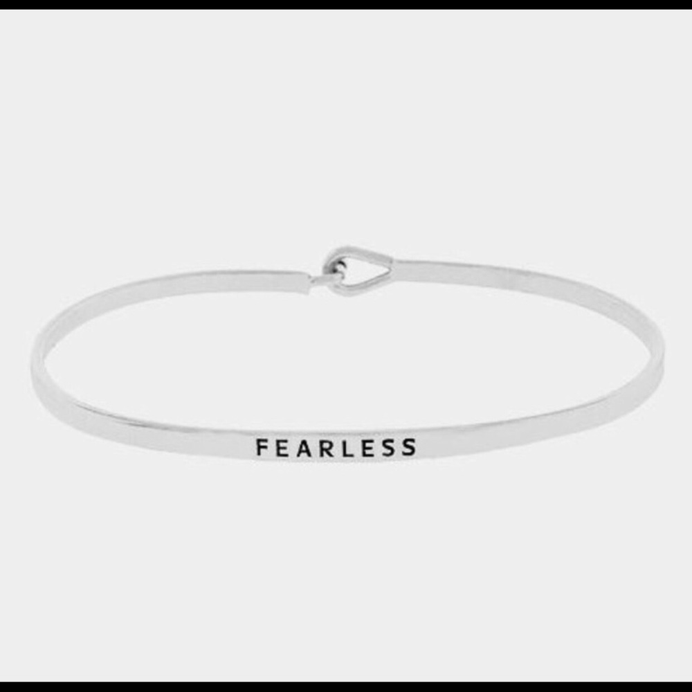 ⚡️5/$15 Fearless Message Bracelet✨